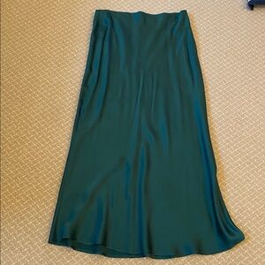 Reformation 100% silk skirt